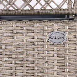 Casaria Polyrattan Bloembak – 3 Bakken Klimophek - Crème -Woonwinkel 1200x1200 732
