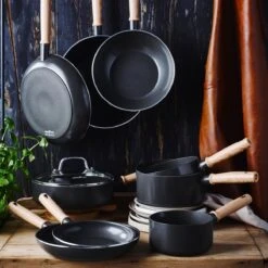 GreenChef Vintage Wokpan 28cm/3.7L - Zwart - Inductie - PFAS-vrij 13 GreenChef Vintage Wokpan 28cm/3.7L - Zwart - Inductie - PFAS-vrij -Woonwinkel 1200x1200 838