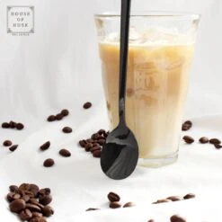 House Of Husk Latte Macchiato Lepels Set - Lange Theelepels - Koffielepels - Longdrinklepels - Sorbetlepels - Barlepel - RVS - 6 Stuks - 20CM - Zwart 15 House Of Husk Latte Macchiato Lepels Set - Lange Theelepels - Koffielepels - Longdrinklepels - Sorbetlepels - Barlepel - RVS - 6 Stuks - 20CM - Zwart -Woonwinkel 1200x1200 848