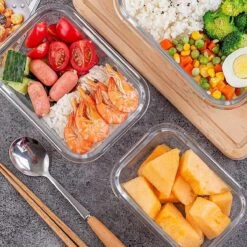 VMCA Glazen Vershoudbakjes Voor Vriezer Oven En Magnetron - 10 Bakjes - Grijs -Woonwinkel 1200x1200 85