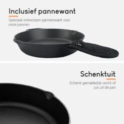 Ocina Gietijzeren Pan – ø30,5cm - Skillet - Koekenpan – Hapjespan – Koekenpan Inductie – Koekenpannenset - Gietijzeren Pan Bbq - Gietijzer 14 Ocina Gietijzeren Pan – ø30,5cm - Skillet - Koekenpan – Hapjespan – Koekenpan Inductie – Koekenpannenset - Gietijzeren Pan Bbq - Gietijzer -Woonwinkel 1200x1200 852