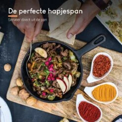 Ocina Gietijzeren Pan – ø30,5cm - Skillet - Koekenpan – Hapjespan – Koekenpan Inductie – Koekenpannenset - Gietijzeren Pan Bbq - Gietijzer 18 Ocina Gietijzeren Pan – ø30,5cm - Skillet - Koekenpan – Hapjespan – Koekenpan Inductie – Koekenpannenset - Gietijzeren Pan Bbq - Gietijzer -Woonwinkel 1200x1200 856