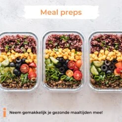 Formilo Meal Prep Bakjes - Lekvrije Vershoudbakjes - Diepvriesbakjes - Luchtdicht - BPA Vrij - Glas - 10 Stuks -Woonwinkel 1200x1200 87