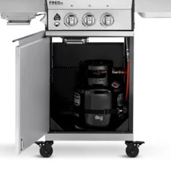 Burnhard Gas BBQ FRED JR. Deluxe - 2 Branders - Incl. Keramische Infraroodbrander & Afdekhoes - Deluxe 28 Burnhard Gas BBQ FRED JR. Deluxe - 2 Branders - Incl. Keramische Infraroodbrander & Afdekhoes - Deluxe -Woonwinkel 1200x1200 924