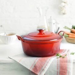 Le Creuset Braadpan Faitout Tradition Kersenrood - ø 24 Cm / 3 Liter -Woonwinkel 1200x1200 929