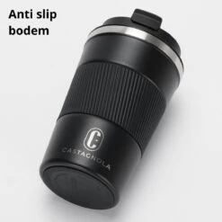 Castagnola Design RVS Koffiebeker To Go - Zwart - 380ml - Thermosbeker - Theebeker -Woonwinkel 1200x1200 949