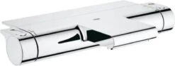GROHE Grohtherm 2000 New Thermostatische Badkraan - 15cm - CoolTouch - Met Tray - Chroom - 34464001 -Woonwinkel 1200x457 1