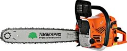 TIMBERPRO - Kettingzaag - 62 Cc - Benzine - Zwaardlengte 50 Cm - Met Transportzak - Met 2e Ketting -Woonwinkel 1200x484