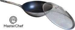 MasterChef / Jumbo - Wokpan - Met Glazen Deksel - 28 Cm - Inductie -Woonwinkel 1200x489 3