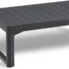 Allibert Lyon Tuintafel - 116x71,5x66/40 Cm - Grafiet 1 Allibert Lyon Tuintafel - 116x71,5x66/40 Cm - Grafiet -Woonwinkel 1200x576