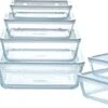Pyrex - Cook & Freeze Schaal Met Deksel Set Van 8 Stuks - Transparant/Wit -Woonwinkel 1200x576 5