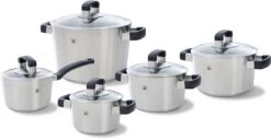 BK Conical Cool Glas Pannenset - 5-delig - Glazen Deksels - Geschikt Voor Alle Warmtebronnen -Woonwinkel 1200x620 2