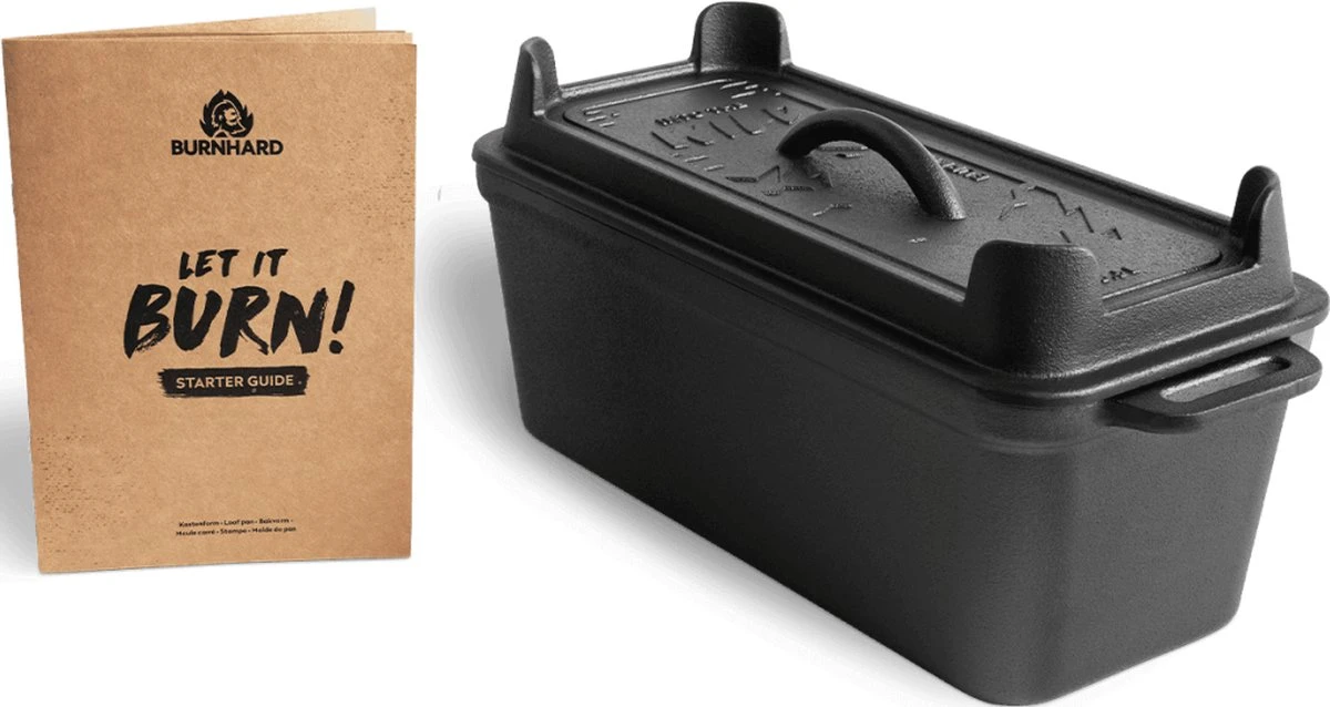 Burnhard Gietijzeren Broodpan 3,5 L - Broodbakvorm 4 Burnhard Gietijzeren Broodpan 3,5 L - Broodbakvorm - Afbeelding 2
