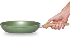 Just Vegan Koekenpan ECO Met Afneembaar Handvat 20 Cm Aluminium Groen -Woonwinkel 1200x646