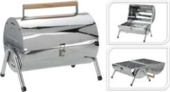 BBQ Collection Houtskoolbarbecue - Cilinder - Chroom -Woonwinkel 1200x651 1