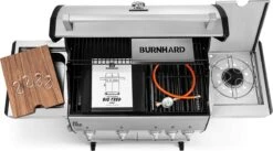 Burnhard Gas BBQ Big FRED Deluxe - 4 Branders - Incl. Keramische Infraroodbrander & Afdekhoes - Deluxe -Woonwinkel 1200x668 3