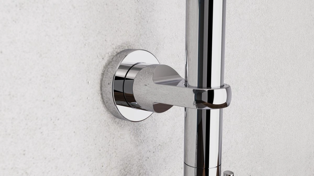 SCHÜTTE Mallorca Douchesysteem - Regendouche - 95 Cm Stang - Wandhouder In Hoogte Verstelbaar - Chroom 14 SCHÜTTE Mallorca Douchesysteem - Regendouche - 95 Cm Stang - Wandhouder In Hoogte Verstelbaar - Chroom - Afbeelding 12