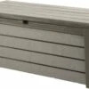 Keter Brushwood Opbergbox - Kussenbox - 455L - 145x69,7x60,3cm - Taupe 1 Keter Brushwood Opbergbox - Kussenbox - 455L - 145x69,7x60,3cm - Taupe -Woonwinkel 1200x684