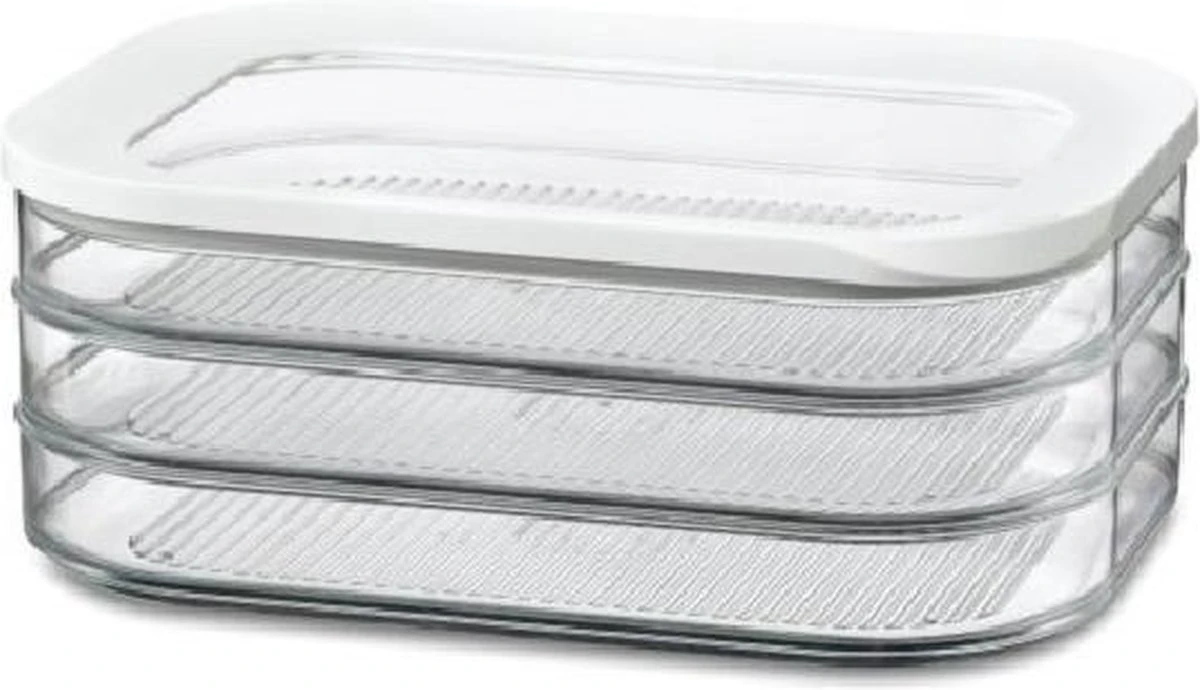 Mepal Modula Vleeswarendoos 3 Laags- Koelkast - Doorkijkvenster 5 Mepal Modula Vleeswarendoos 3 Laags- Koelkast - Doorkijkvenster - Afbeelding 3