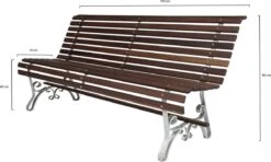 MaximaVida Tuinbank Budapest Oil 170 Cm - Uit Exclusief Mahoniehout -Woonwinkel 1200x717