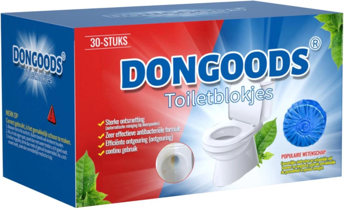 Merkloos Toiletblokjes Voor Inbouwreservoirs – WC-blokjes – Toiletblokken In Een Voordeelverpakking – 30 Stuks 3 Merkloos Toiletblokjes Voor Inbouwreservoirs – WC-blokjes – Toiletblokken In Een Voordeelverpakking – 30 Stuks