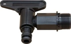 Luxe Voordeelset 100L Antraciet Rainsaver Regenton + Kraan + Voet + Vulautomaat| Muurmodel -Woonwinkel 1200x741