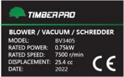 TIMBERPRO - Bladblazer - Benzine - Met Zuig En Versnipperfunctie - Blaassnelheid 225 Km/h - Opvangzak 45 L 10 TIMBERPRO - Bladblazer - Benzine - Met Zuig En Versnipperfunctie - Blaassnelheid 225 Km/h - Opvangzak 45 L -Woonwinkel 1200x747