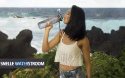 Swilix ® Drinkfles - 1 Liter - Drinkfles Met Tijdmarkering - Grijs -Woonwinkel 1200x750 5