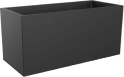 Elho Vivo Matt Finish Lang Wielen 90 - Grote Staande Plantenbak Voor Binnen & Buiten - Gemaakt Van Gereycled Plastic - L 39 X W 88 X H 41 Cm - Zwart -Woonwinkel 1200x751 2