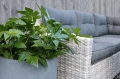 Merkloos Rivièra Original | Loungeset Hoekset Dining Set Tuinset | Wicker | Hoekbank, Hoge Tuintafel, 2 Hockers | 6 Zitplaatsen -Woonwinkel 1200x793 2