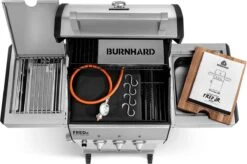 Burnhard Gas BBQ FRED JR. Deluxe - 2 Branders - Incl. Keramische Infraroodbrander & Afdekhoes - Deluxe 37 Burnhard Gas BBQ FRED JR. Deluxe - 2 Branders - Incl. Keramische Infraroodbrander & Afdekhoes - Deluxe -Woonwinkel 1200x796 4