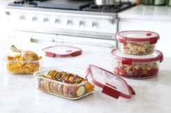 Curver Smart Cook Glazen Vershouddoos - Rechthoekig - 0,9L - Rood -Woonwinkel 1200x799