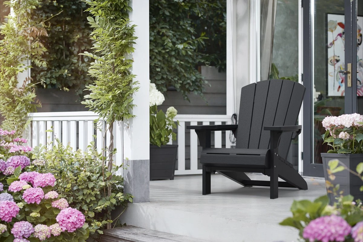 Keter Troy Adirondack Tuinstoel - 81x80x96,5cm - Grafiet 13 Keter Troy Adirondack Tuinstoel - 81x80x96,5cm - Grafiet - Afbeelding 11