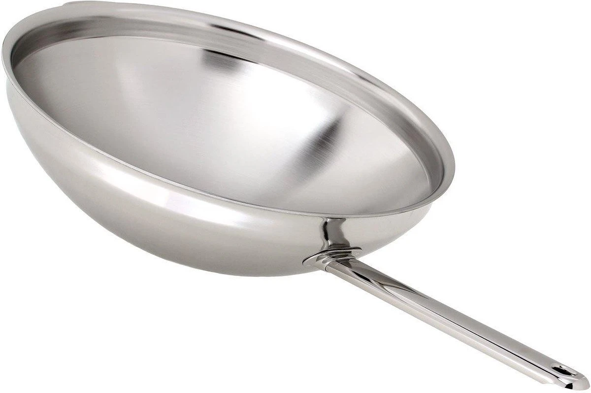 Demeyere Apollo 7 - Wok - 30 Cm - Met Glazen Deksel 8 Demeyere Apollo 7 - Wok - 30 Cm - Met Glazen Deksel - Afbeelding 6