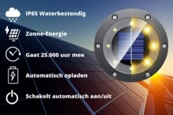 Q-Mate 4 X LED Solar Grondspot Zwart - Solar Tuinverlichting - Buitenlamp - Tuinverlichting Op Zonne-Energie 11 Q-Mate 4 X LED Solar Grondspot Zwart - Solar Tuinverlichting - Buitenlamp - Tuinverlichting Op Zonne-Energie -Woonwinkel 1200x800 110