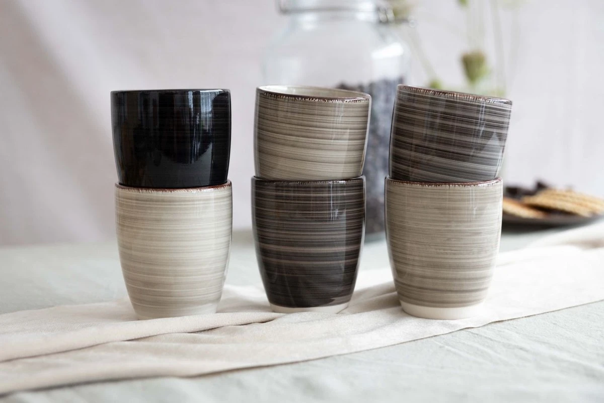 Studio Tavola Bekers Vintage Loft 350 Ml - 6 Stuks 5 Studio Tavola Bekers Vintage Loft 350 Ml - 6 Stuks - Afbeelding 3