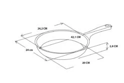 GreenPan Essentials Pannenkoekenpan 24cm - Zwart - Inductie - PFAS-vrij -Woonwinkel 1200x800 230