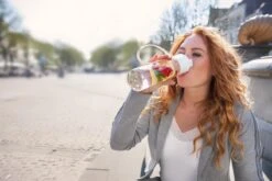 Mepal – Drinkfles JustWater – 500 Ml – Nordic Green – Waterfles – Drinkt Als Een Glas – Lekvrij -Woonwinkel 1200x800 275