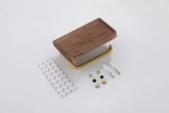 Lopoleis WC Rolhouder – Luxe Toiletrolhouder Walnoothout – Goud – Zelfklevend – WC Rolhouder Zonder Boren – Toiletrolhouder Met Plankje – WC Rolhouder Goud – Badkamer Accessoires -Woonwinkel 1200x800 373