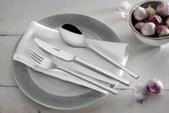 Sola Bestekset Montreux - Modern - 12 Persoons - 100 Delig - Zilverwit Edelstaal 18/10 - RVS - Zilver -Woonwinkel 1200x801 23