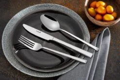 Sola Bestekset Luxor - Modern - 12 Persoons - 100 Delig - Zilverwit Edelstaal 18/10 - RVS - Zilver -Woonwinkel 1200x801 32