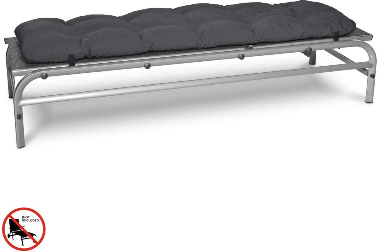 Beautissu Flair RL – Ligbedkussen Tuinkussen Ligstoel – Zonnebed Kussen Voor Tuin Meubelen 190x60x8 Cm Antraciet 5 Beautissu Flair RL – Ligbedkussen Tuinkussen Ligstoel – Zonnebed Kussen Voor Tuin Meubelen 190x60x8 Cm Antraciet - Afbeelding 3