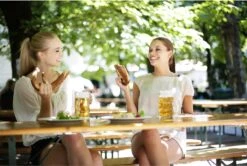 Casaria Tuinset Hout – 2 Banken 1Tafel Inklapbaar - 170x46x75cm -Woonwinkel 1200x805