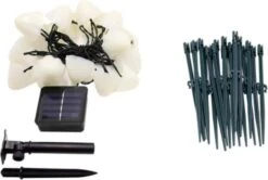 Cynergie - Tuinverlichting Op Zonneenergie - 20 X Led Lampen - Solar Lampjes Met Paddenstoelen - Kerstverlichting Buiten -Woonwinkel 1200x806 1