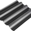 Feelino Stokbrood Bakvorm - Broodvorm - 4 Stokbroden - Stokbroodvorm - Geperforeerd - Baguettes - Baguetteplaat - Antiaanbaklaag -Woonwinkel 1200x822 3
