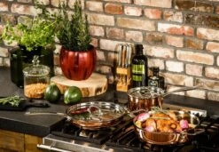 Koekenpan Ø26cm Met Deksel - Inductie - Koper - DUCQ -Woonwinkel 1200x832 4