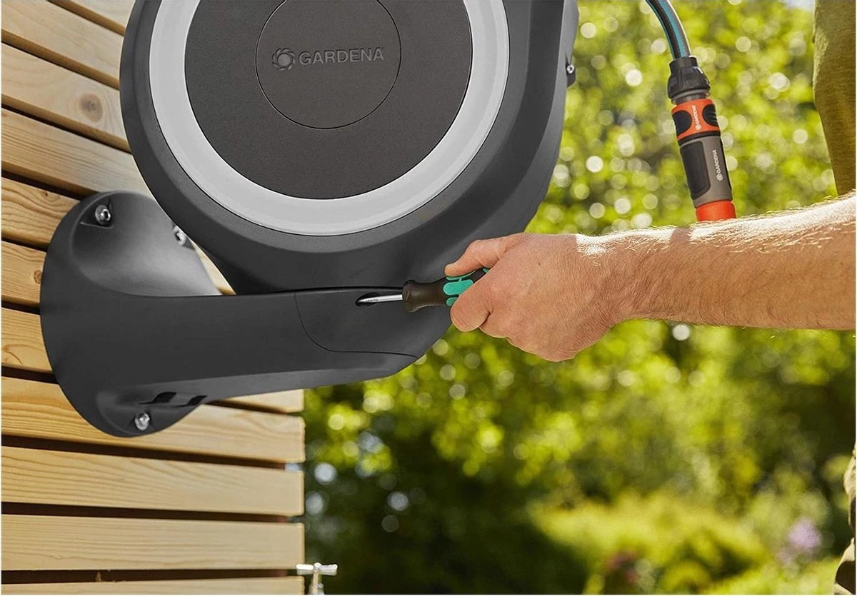 GARDENA - Wandslangenbox RollUp S - Slanghouder - 15 Meter - Ø 11 Mm 10 GARDENA - Wandslangenbox RollUp S - Slanghouder - 15 Meter - Ø 11 Mm - Afbeelding 8