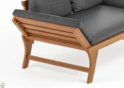 Loungebank Tuin FSC Antraciet – Makkelijk Verstelbaar Lounge Bank Balkon – Tuinbank Lounge Hardhout FSC – Perfecthomeshop -Woonwinkel 1200x851
