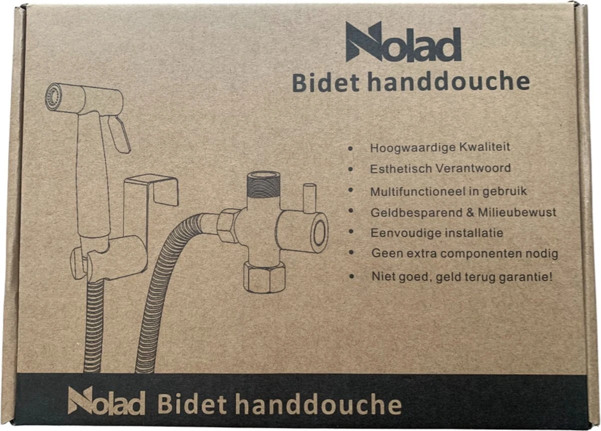Nolad® Bidet Handdouche - Douchekoppen - Bidet - Handdouche - Zilver 7 Nolad® Bidet Handdouche - Douchekoppen - Bidet - Handdouche - Zilver - Afbeelding 5
