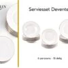 LeRijn® Serviesset Deventer 6 Persoons - 18 Delig - Licht Crème Wit Met Gouden Rand En Motief - Dinerborden - Soepborden - Dessertborden - Borden Servies - Bordenset 1 LeRijn® Serviesset Deventer 6 Persoons - 18 Delig - Licht Crème Wit Met Gouden Rand En Motief - Dinerborden - Soepborden - Dessertborden - Borden Servies - Bordenset -Woonwinkel 1200x872 5